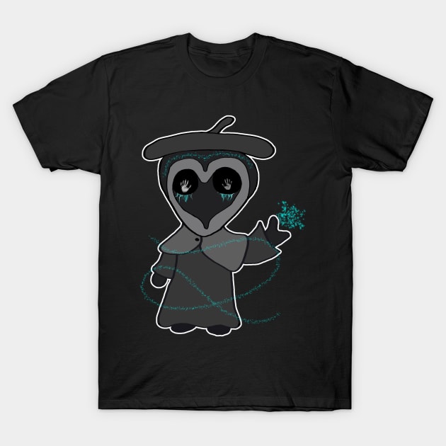 Magic Creepy Cute Cartoon Kawaii Goth T-Shirt by Wanderer Bat